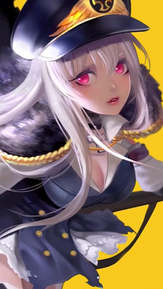 可爱帅气军姬小姐姐