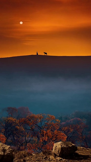 唯美夕阳