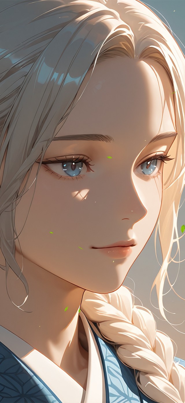唯美金发少女