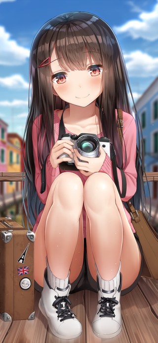 喜欢拍照的女孩