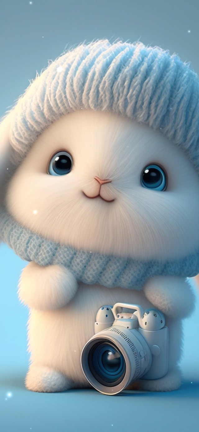 4K可爱呆萌小兔