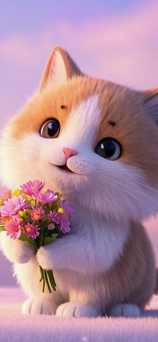 花漾壁纸|万事胜意猫咪