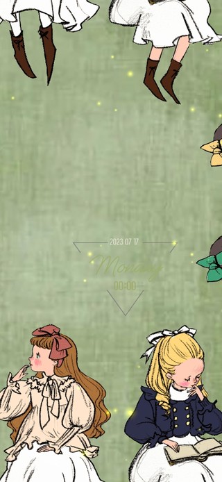 【护眼】复古娃娃壁纸