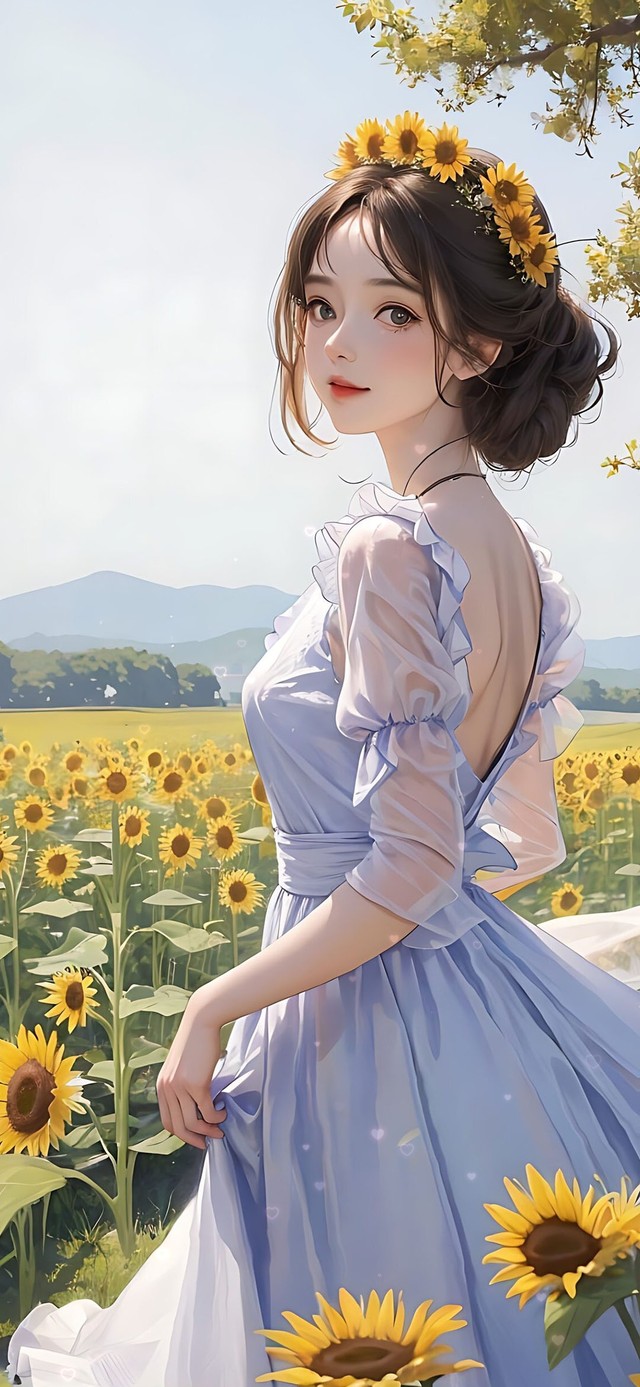 山那边的向日葵花海