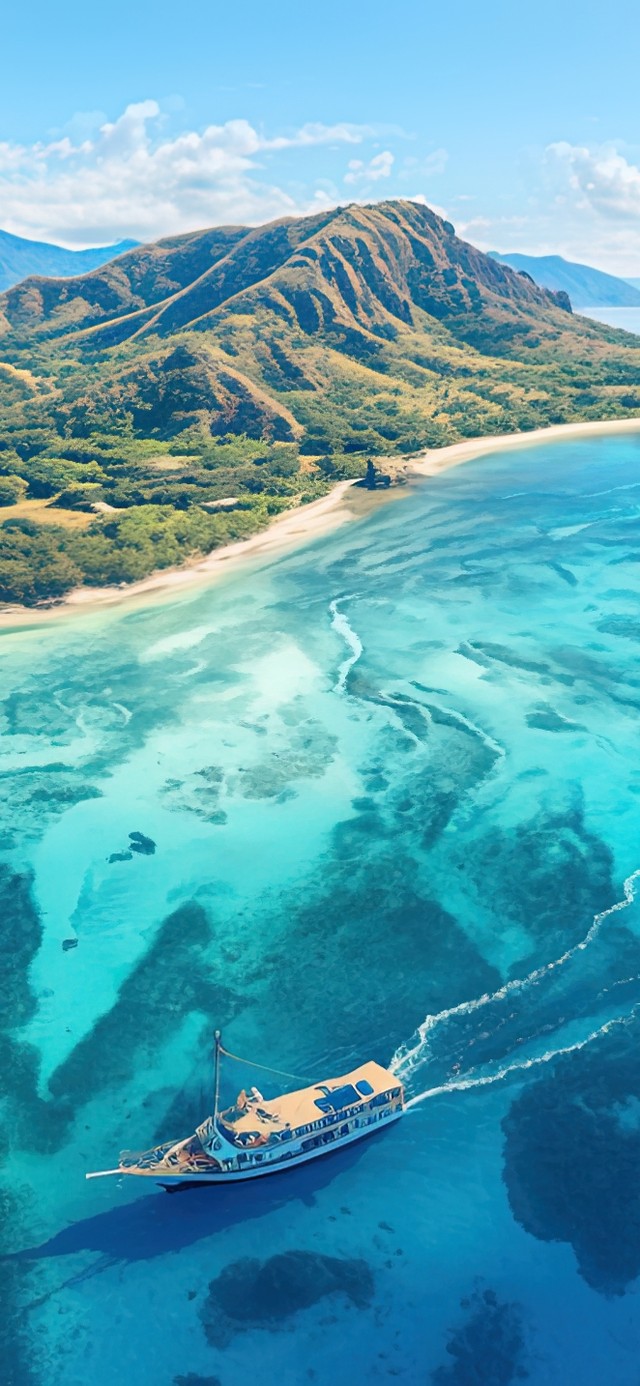 碧蓝大海(风景手机动态壁纸)
