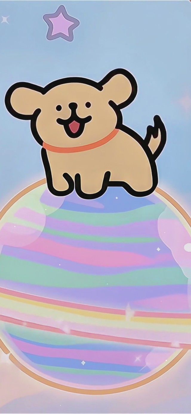 线条小狗与梦幻星球