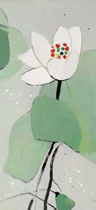 写意水墨莲有秀兮