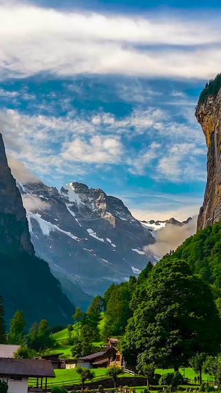 高山云雾仙境延时
