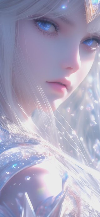 【禁转】梦幻水晶白发女孩