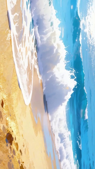 白浪沙滩：阳光海岸的活力海浪