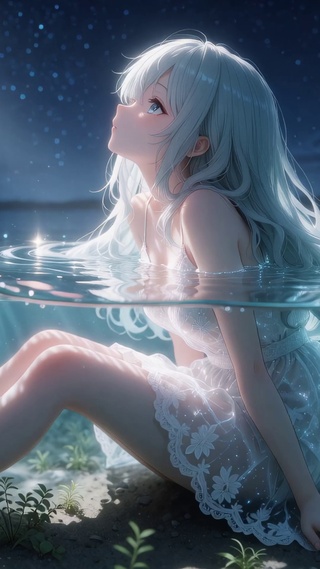 水中女孩