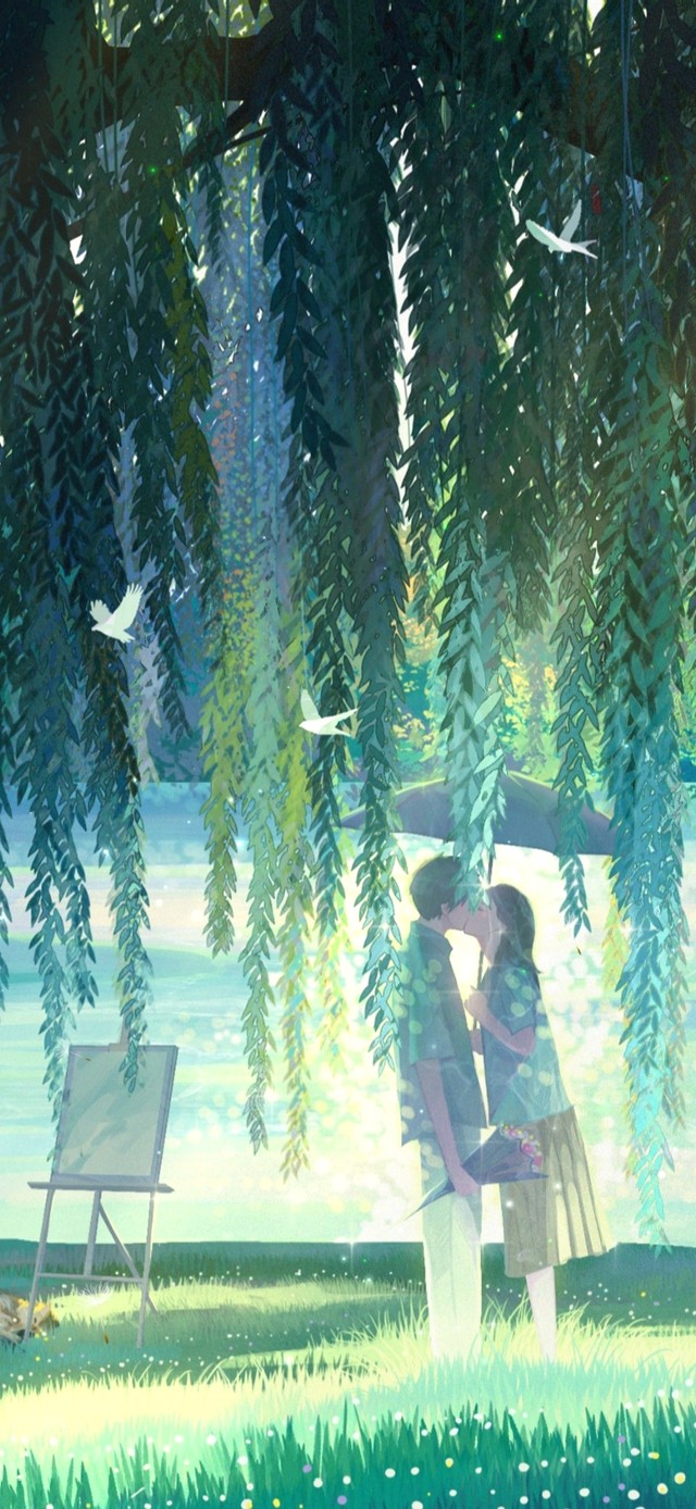 温馨夏日情侣约会