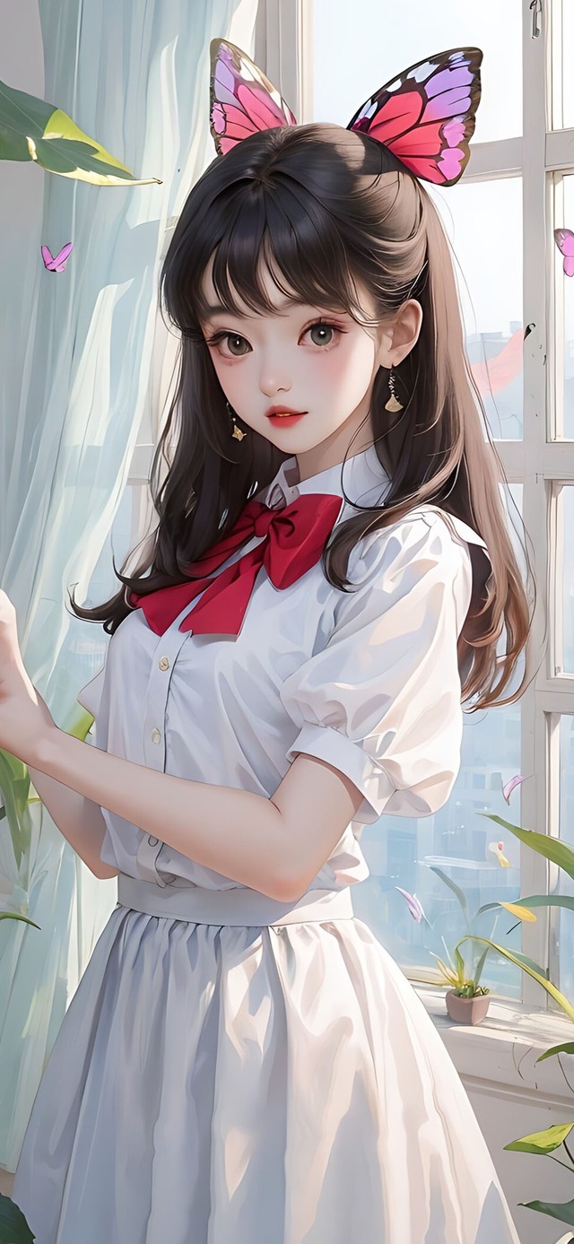 蝴蝶少女的午后时光