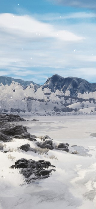 唯美冬天雪景