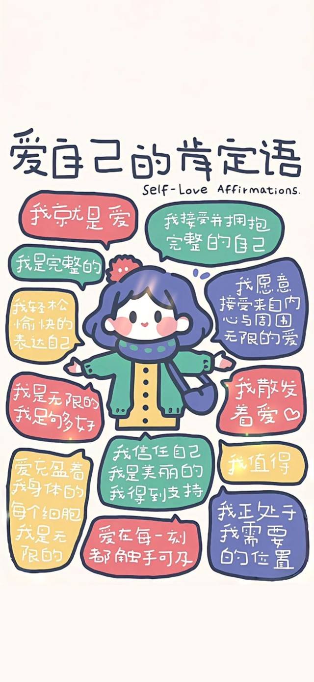 爱自己的肯定语