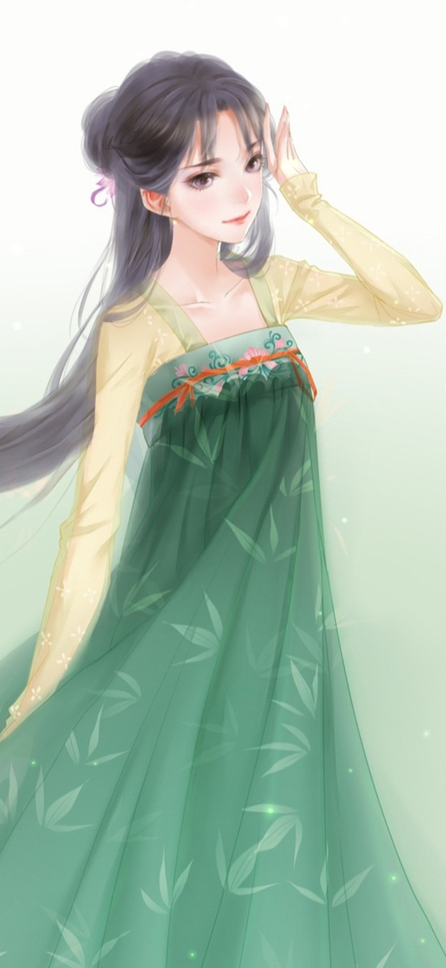 清新护眼古风女孩