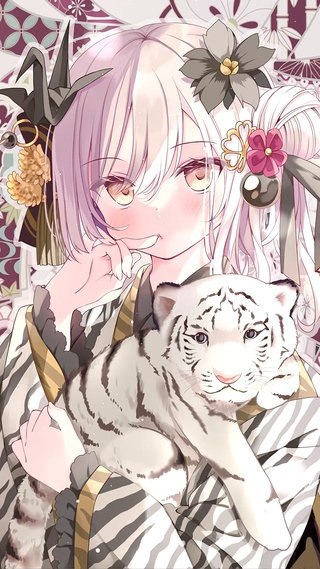 萌系白虎妹