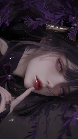 黑金纯欲CG女孩