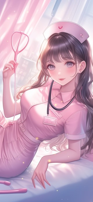 粉衣护士温润细腻光滑