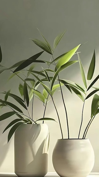 简约小清新草盆