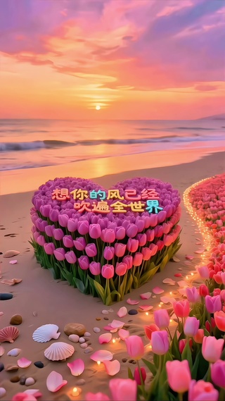 爱心文案壁纸