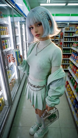 千禧甜酷少女