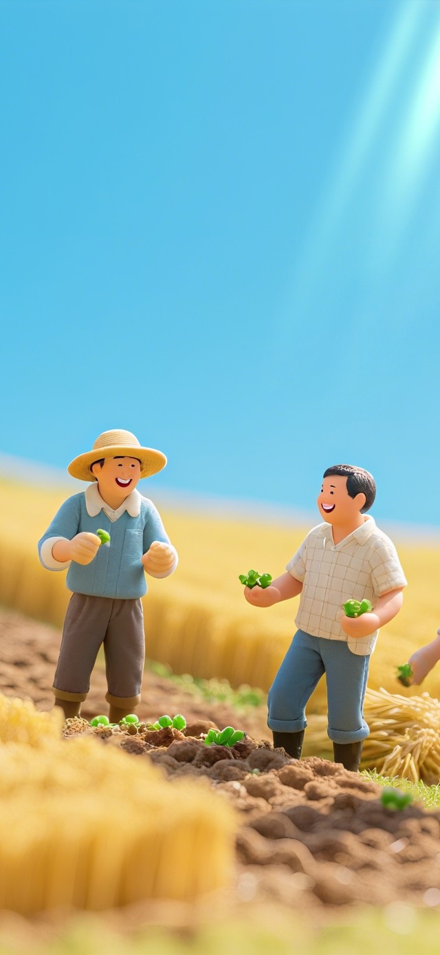 稻田里微观美景