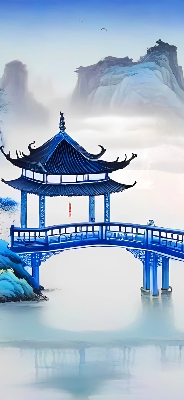 中国风小桥流水