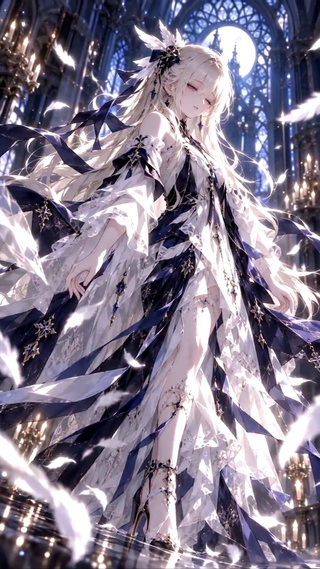 教堂美女