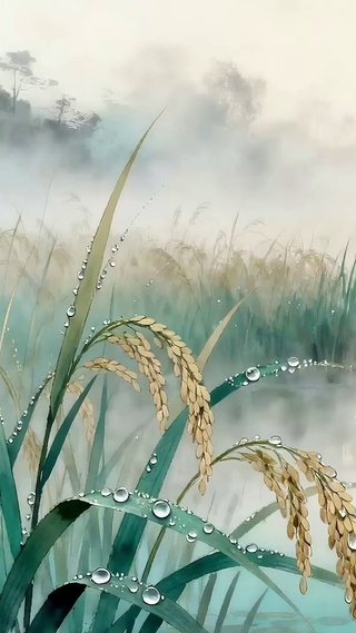 墨画古风山水