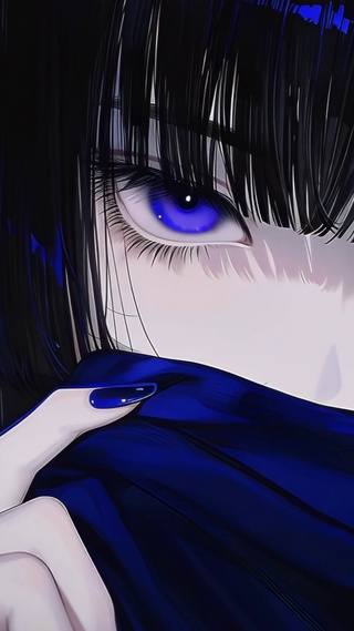 二次元惊艳美女