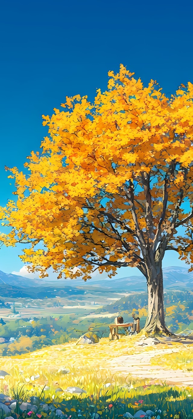 唯美的草原小屋