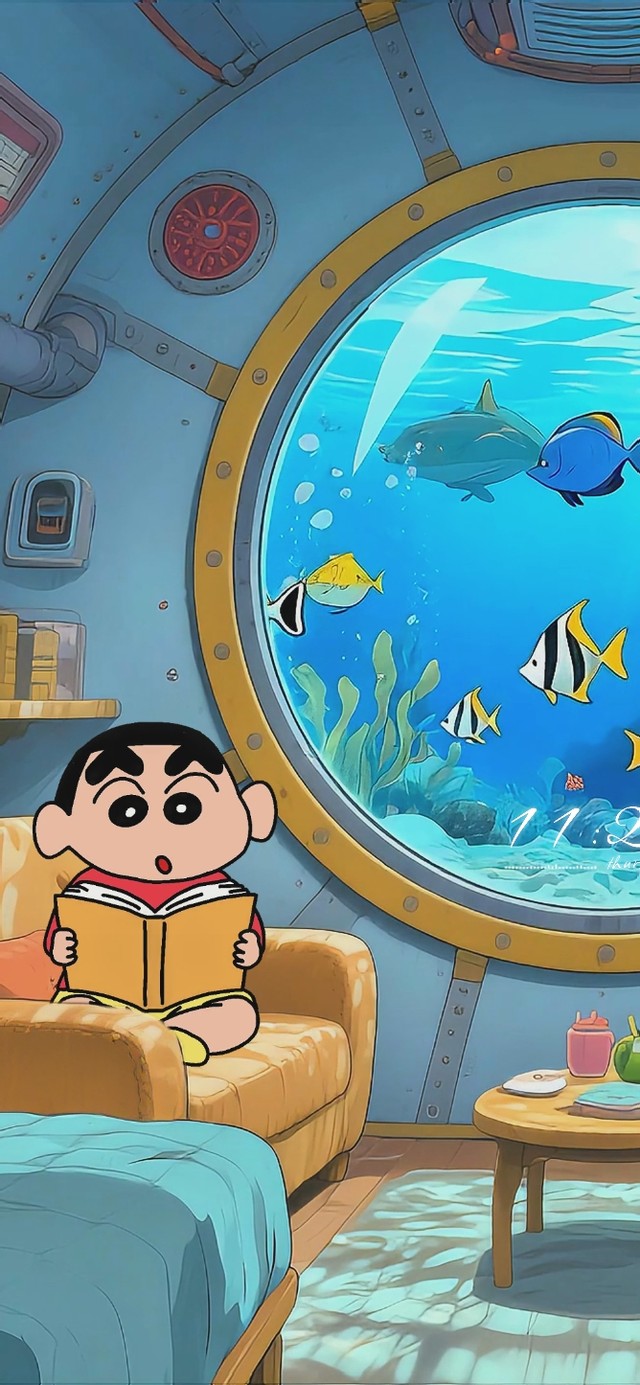 蜡笔小新和小白的海底之旅