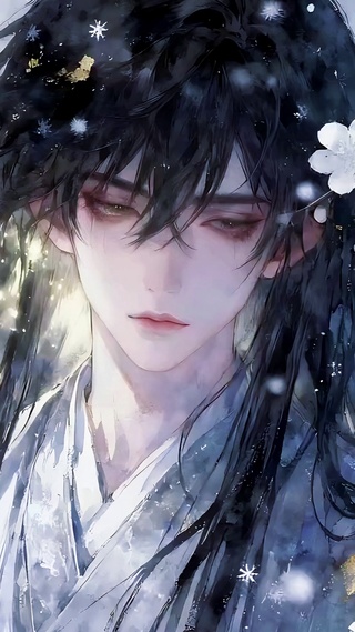 吹雪白梅孤旅人