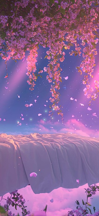 月圆之夜景