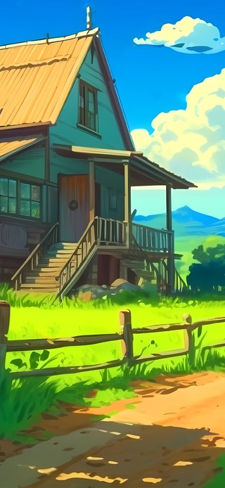 夏季绿色治愈小屋