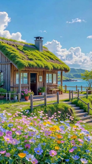 海边花海治愈小屋