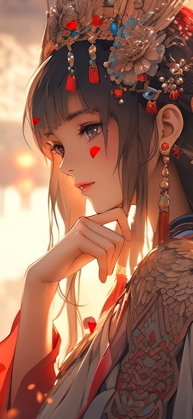 喜庆之日·盛装女孩