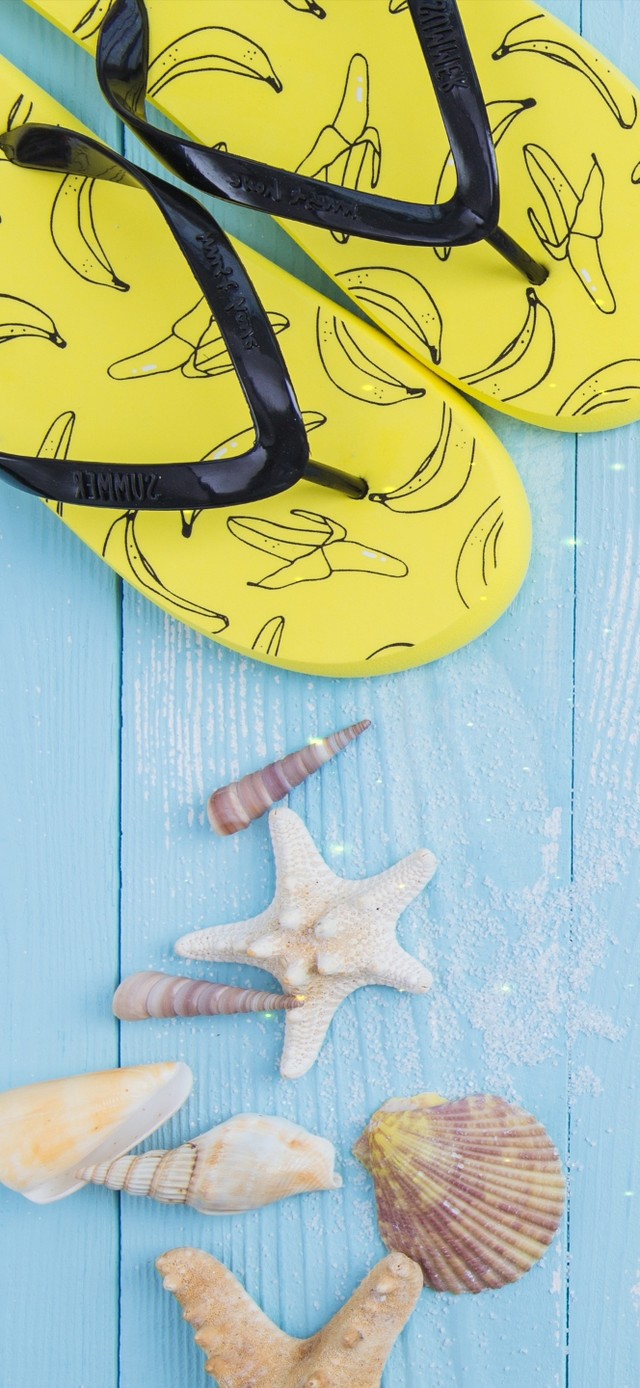 夏日清新海边游玩