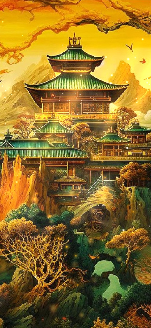 4K鎏金岁月(风景手机动态壁纸) - 风景手机壁纸下载 - 元气壁纸