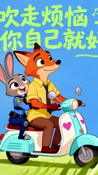 风吹走烦恼做自己就好