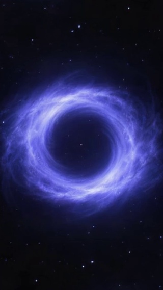 蓝色圆环星云