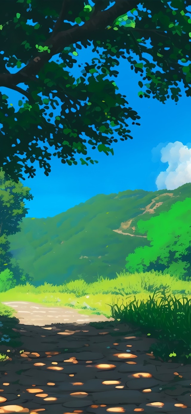 护眼林荫小道