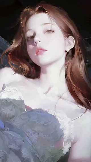 困倦的美女