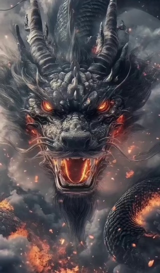 黑龙摆尾