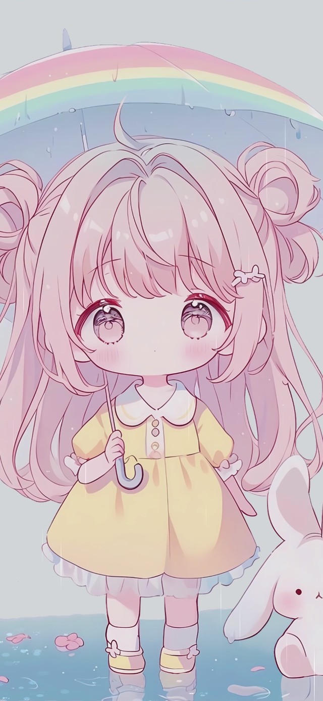 雨天外出的小可爱