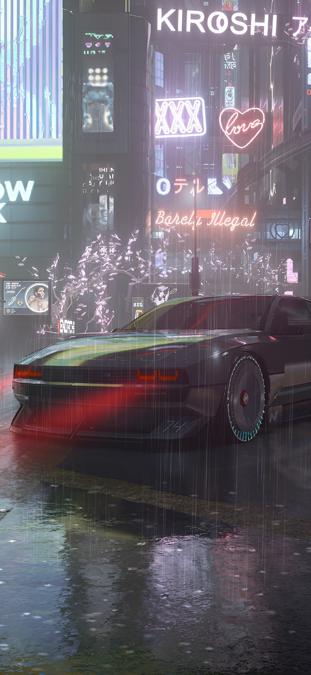 雨中超跑