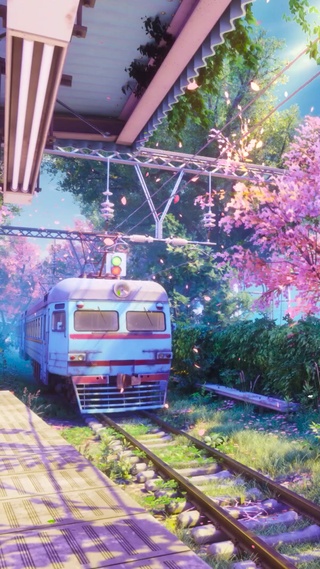樱花站台