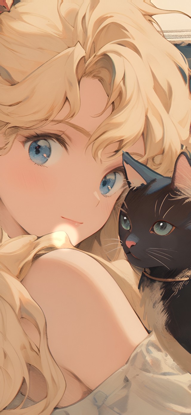 旧报风 金发女孩