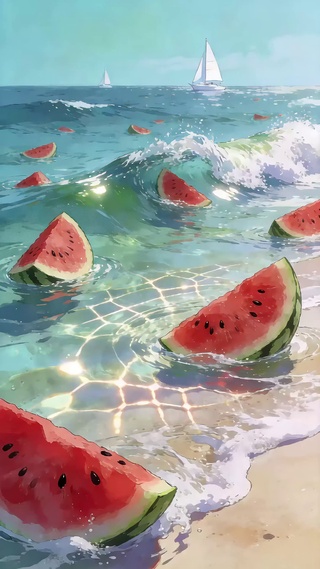 夏天夏天吃西瓜